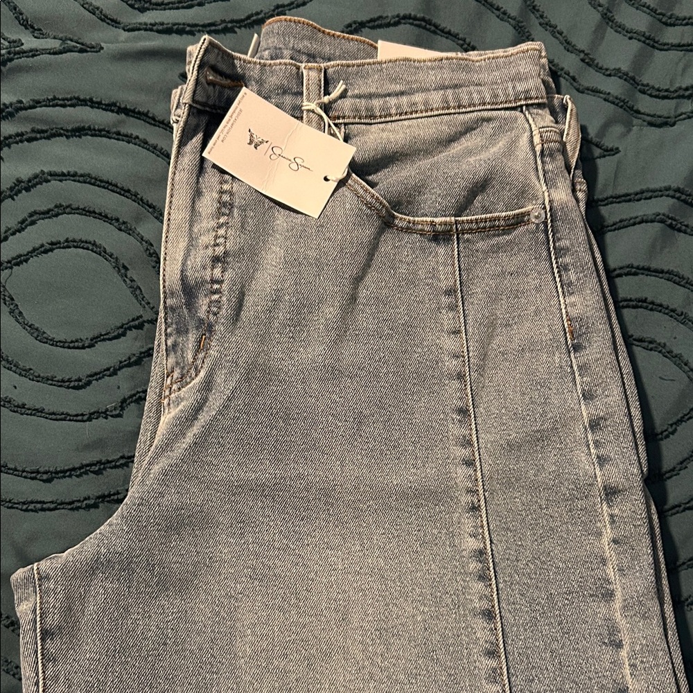 Jessica Simpson Barrel Leg Light Wash Women's Jeans